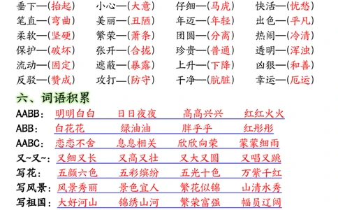 2105二下丨语文期中复习必背重点_二年级上下册资料_二年级下册小红书同款资料_二下语文_二下语文