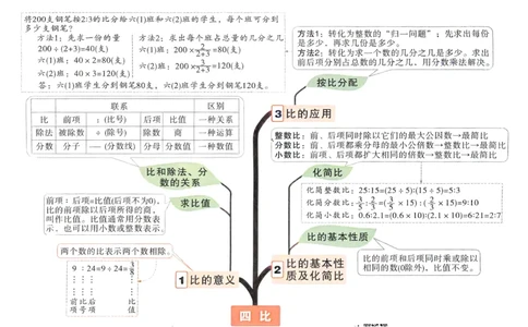 数学RJ6年级上册：单元知识树_2026版小白鸥6年级上人教数学情景题