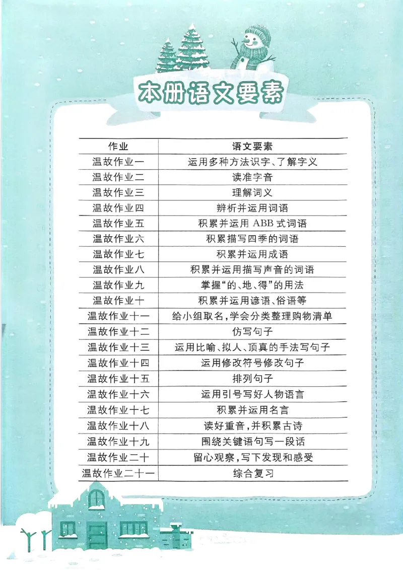 25春黄冈小状元寒假作业人教语文3上_三年级上下册资料_53黄冈多个品牌系列资料_语文
