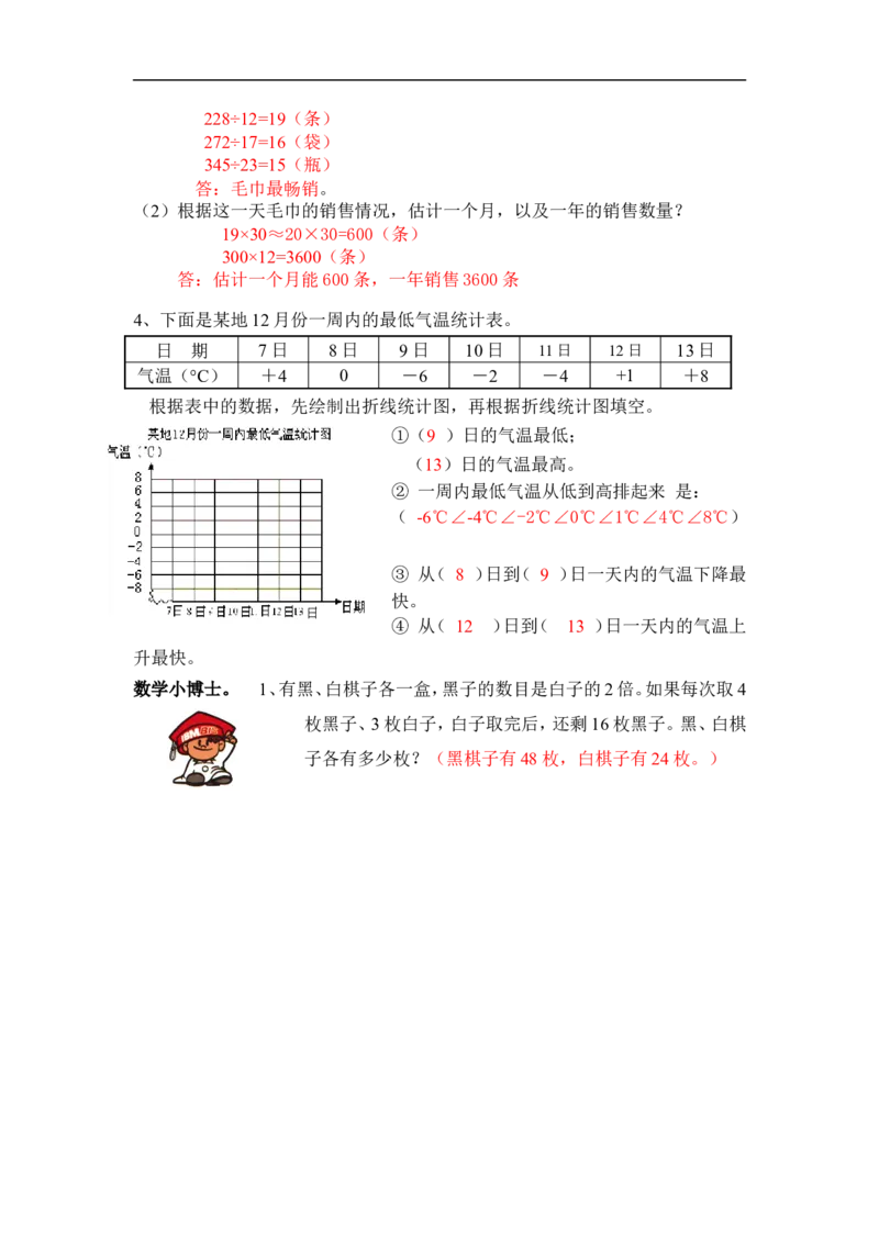 四（上）人教版数学期末真题测试卷.10_上册_四（上）数学试卷_四（上）人教版数学期末单元期中试卷