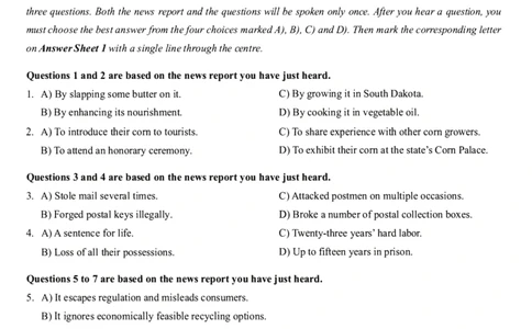 2025.06四级真题第1套_大学英语四级+六级_四级真题_四级真题_2025年06月CET4题+解+音频_3.2025年06月四级真题（新更）