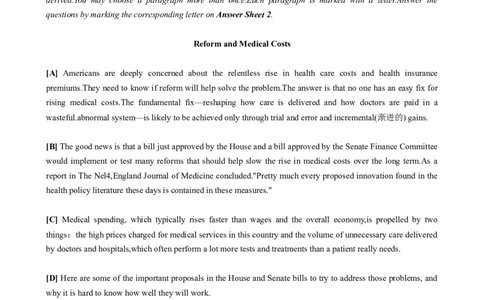 2016年06月六级真题（第3套）_大学英语四级+六级_六级真题_六级真题_1990年-2018年真题资料合集_2016年06月CET6题+解+音频_02、真题Word版