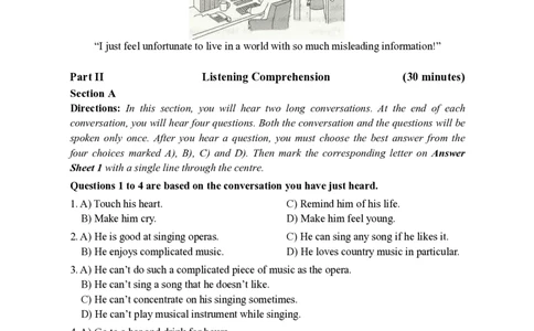 2015年12月六级真题（第1套）_大学英语四级+六级_六级真题_六级真题_1990年-2018年真题资料合集_2015年12月CET6题+解+音频_01、真题PDF版（推荐打印）❤