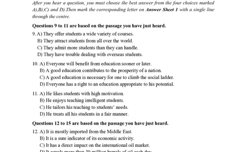 2015年12月六级真题（第1套）_大学英语四级+六级_六级真题_六级真题_1990年-2018年真题资料合集_2015年12月CET6题+解+音频_01、真题PDF版（推荐打印）❤