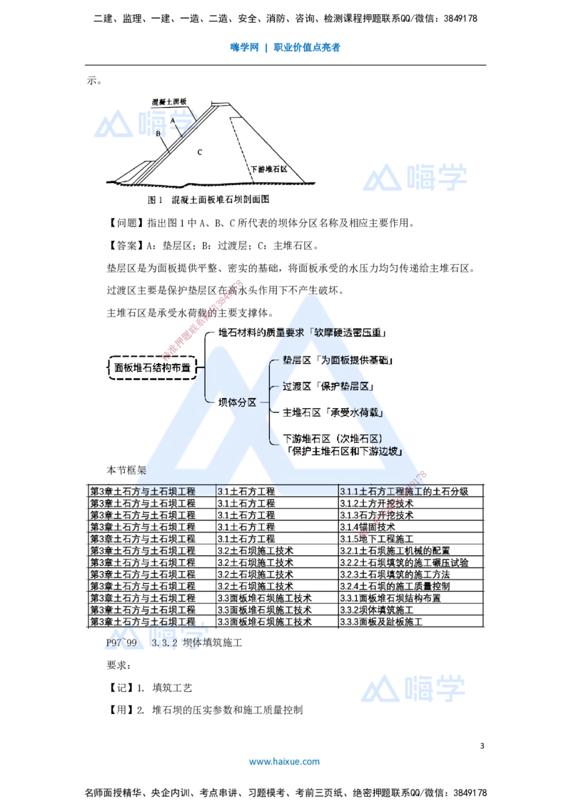 19.2025马丽娜-3D实景通关-第3章（6）面板堆石坝施工技术1_2026年一级建造师_2026年一建水利_2025年一建水利SVIP_02-基础精讲✿高端面授✿深度强化_讲义