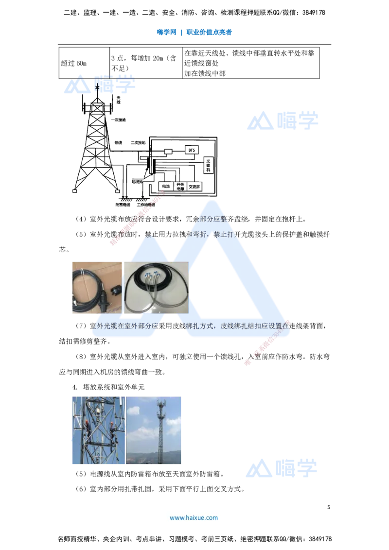 16.2025杨鹏-名师精讲通关-第二章（16）2.1.3天馈线系统安装_2026年一级建造师_2026年一建通信_2025年一建通信SVIP_02-基础精讲✿高端面授✿深度强化_讲义