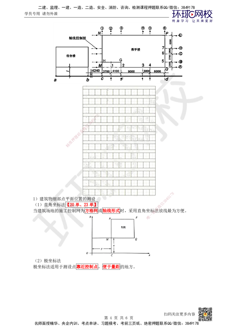 15.第15讲-31施工测量（1）_2026年一级建造师_2026年一建建筑_2025年一建建筑SVIP_02-基础精讲✿高端面授✿深度强化_何龙吟_讲义