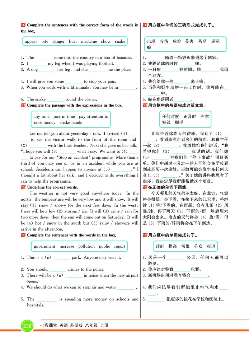 外研版英语八年级上册《教材全解》_25秋初中「外研版英语7-9年级上册教材全解