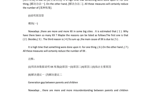 1、话题作文_大学英语四级+六级_四六级作文模板+单词_六级作文模板
