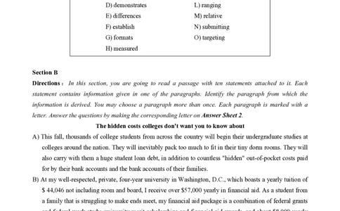2022.12四级真题第1套_大学英语四级+六级_四级真题_四级真题_2022年12月CET4题+解+音频_01、真题PDF版（推荐打印）❤