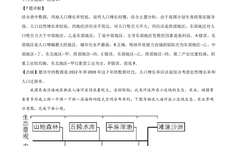 2021年高考地理试卷（浙江）（6月）（解析卷）_地理历年高考真题_新&middot;Word版2008-2025&middot;高考地理真题_地理（按年份分类）2008-2025_2021&middot;地理高考真题