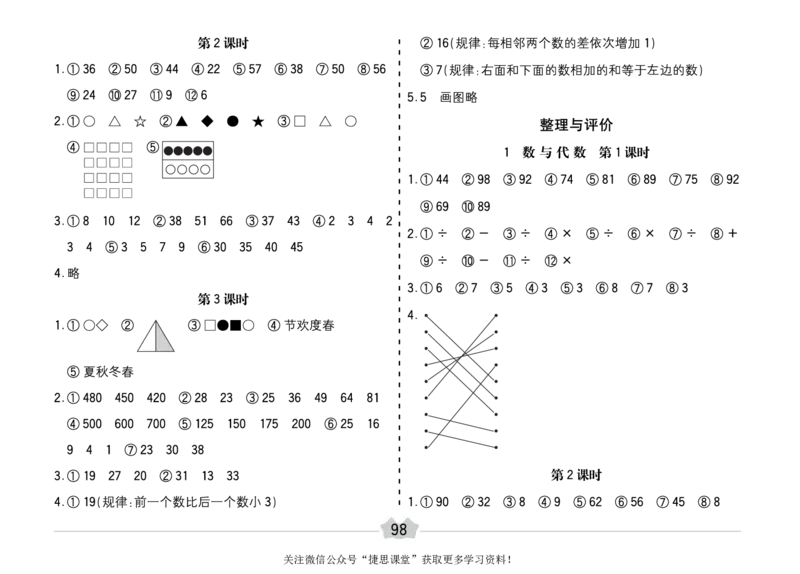 五E口算题卡二年级上册数学冀教版_1~6年级全册五E口算题卡(1)_2年级五E口算题卡