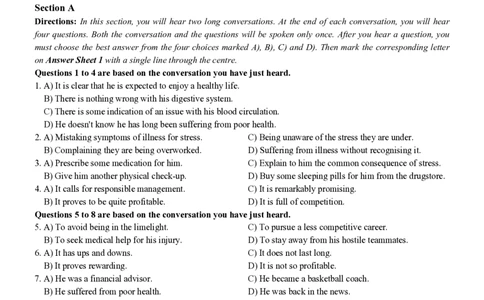 2023.12六级真题第1套可复制可检索_大学英语四级+六级_六级真题_六级真题_2023年12月CET6题+解+音频新_01、真题PDF版（推荐打印）❤