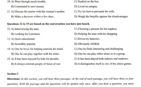 2025.06四级真题第2套_大学英语四级+六级_四级真题_四级真题_2025年06月CET4题+解+音频_3.2025年06月四级真题（新更）