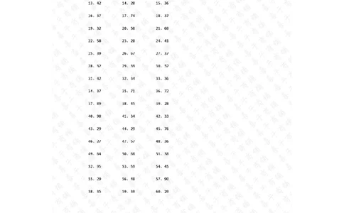 300以内&divide;1位第51~70篇答案_小学数学口算竖式脱式计算应用题一二三四五六年级上下册电_小学数学口算题库电子版（1-6）_小学数学口算三年级_口算题适合3年级