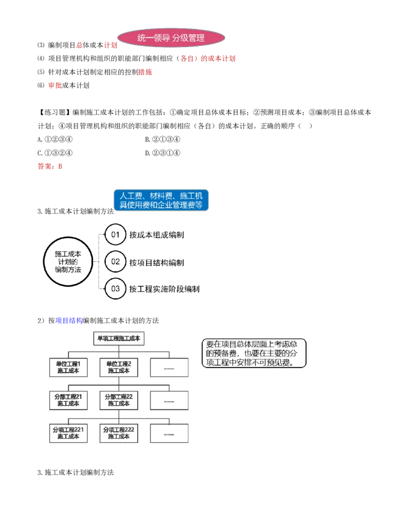 61-第6章-6.2.2-施工成本计划编制(1)_2026年一级建造师_2026年一建管理_2025年一建管理SVIP_02-基础精讲✿高端面授✿深度强化_10-管理《天一精讲班》金月、王少杰KL推荐_金月