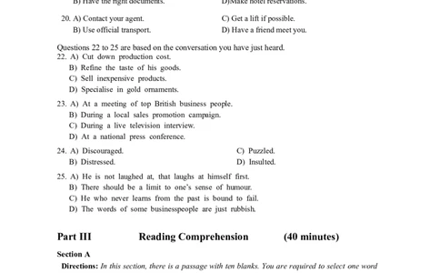 2015年06月四级真题第1套_大学英语四级+六级_四级真题_四级真题_1990年-2018年真题资料合集_2015年06月CET4题+解+音频_02、真题word版