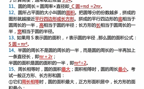 六年级上册数学圆的20个考点_6年级小红书最新热门资料(1)