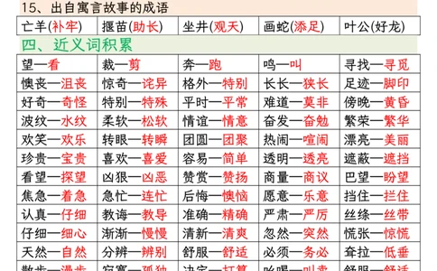 2127二年级下册语文期中重点知识汇总_二年级上下册资料_二年级下册小红书同款资料_二下语文_二下语文