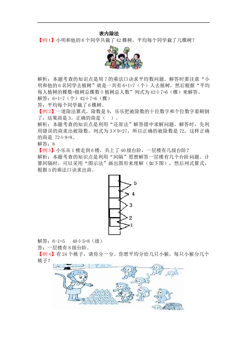 24表内除法（答案）2页_小学数学口算竖式脱式计算应用题一二三四五六年级上下册电_小学数学口算题库电子版（1-6）_笔算题（1-小升初）_笔算题适合2年级