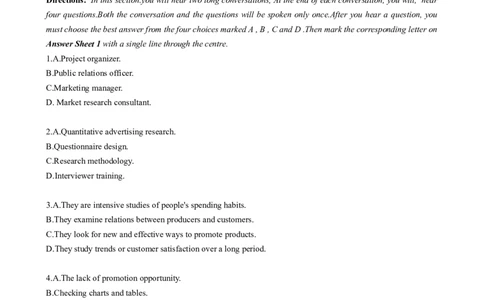 2016年06月六级真题（第1套）_大学英语四级+六级_六级真题_六级真题_1990年-2018年真题资料合集_2016年06月CET6题+解+音频_02、真题Word版