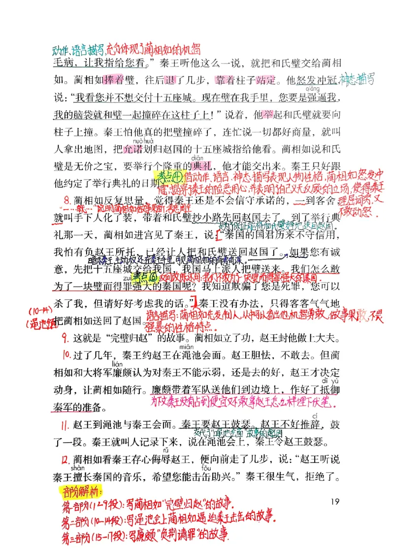 五上手写课堂笔记（2）持续更新_小学全网线上同款资料_k92_语文_五上语文每课考点预习＋复习