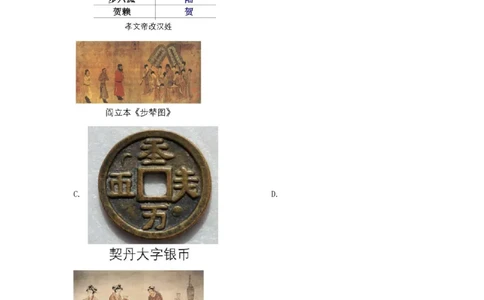 2022年福建省中考历史真题（空白卷）_福建中考1_7.福建中考历史（2017-2025）