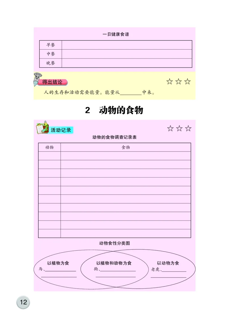 大象版5年级科学下册活动手册_全部版本&bull;小学科学电子课本_大象版小学科学电子课本