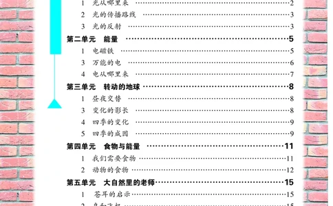 大象版5年级科学下册活动手册_全部版本&bull;小学科学电子课本_大象版小学科学电子课本