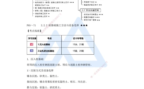 18.2025王欢-3D实景通关-专题二（6）桩基础施工方法与设备选择_2026年一级建造师_2026年一建市政_2025年一建市政SVIP_02-基础精讲✿高端面授✿深度强化_讲义
