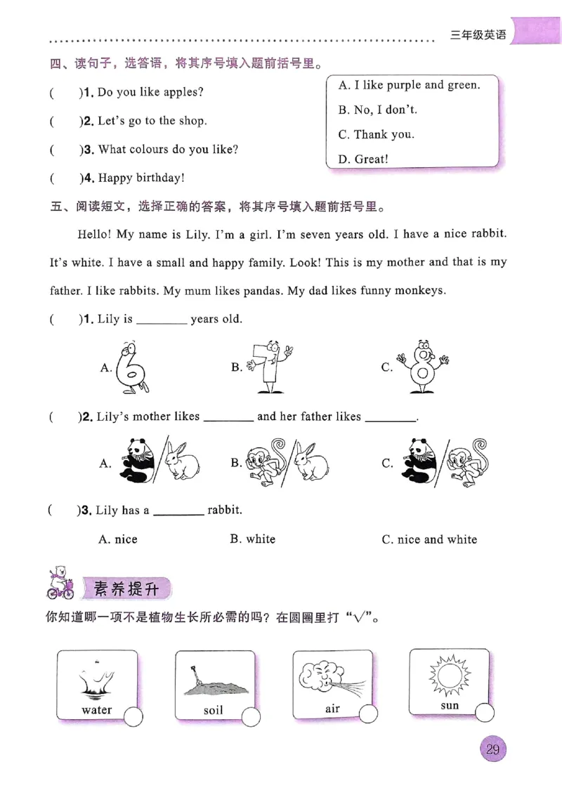 25春黄冈小状元寒假作业人教英语3上_三年级上下册资料_53黄冈多个品牌系列资料_英语