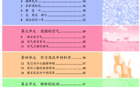 人教版3年级科学下册高清教材_全部版本&bull;小学科学电子课本_人教版小学科学电子课本