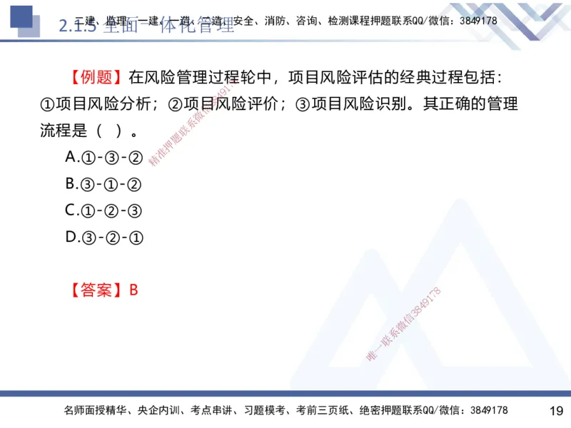 02.2025黄雨诗-核心考点速记-管理2_2026年一级建造师_2026年一建管理_2025年一建管理SVIP_02-基础精讲✿高端面授✿深度强化_33-管理《核心考点速记》黄雨诗HX_讲义