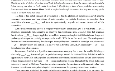 2022年12月英语六级真题第2套_大学英语四级+六级_六级真题_六级真题_2022年12月CET6题+解+音频_01、真题PDF版（推荐打印）❤