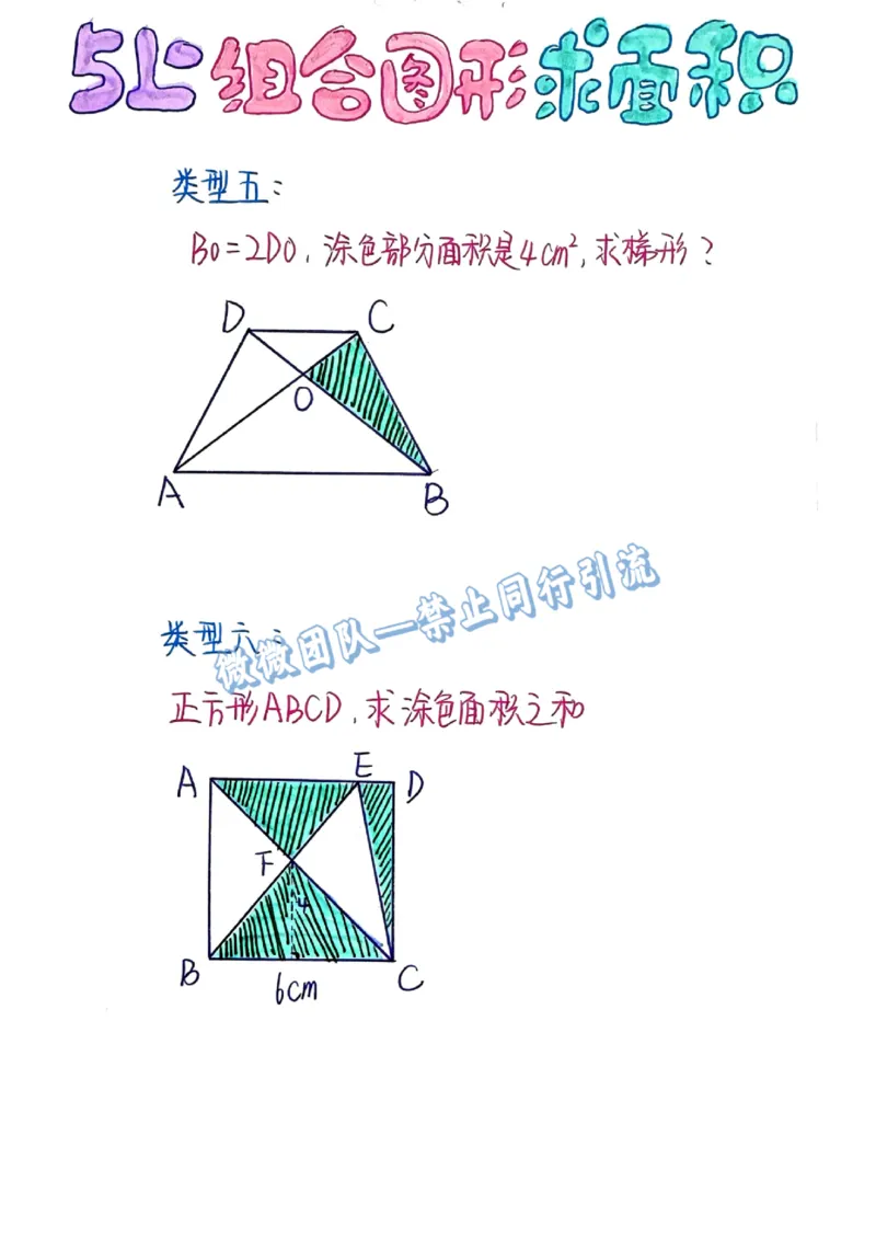 五上周长和面积公式（分享版）_小学全网线上同款资料_26号文件5上6上数学