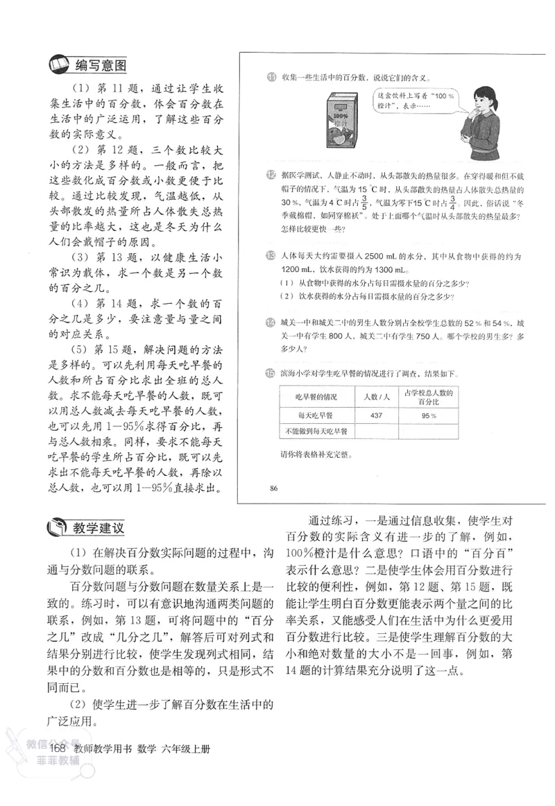 人教版教师教学用书数学六年级上册_《教师教学用书（教参）》25秋数学1-6年级上册（人教版）