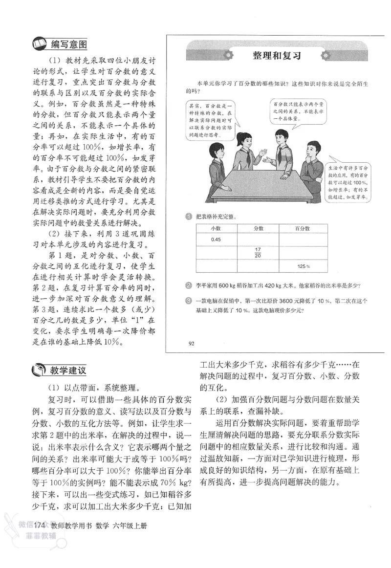 人教版教师教学用书数学六年级上册_《教师教学用书（教参）》25秋数学1-6年级上册（人教版）