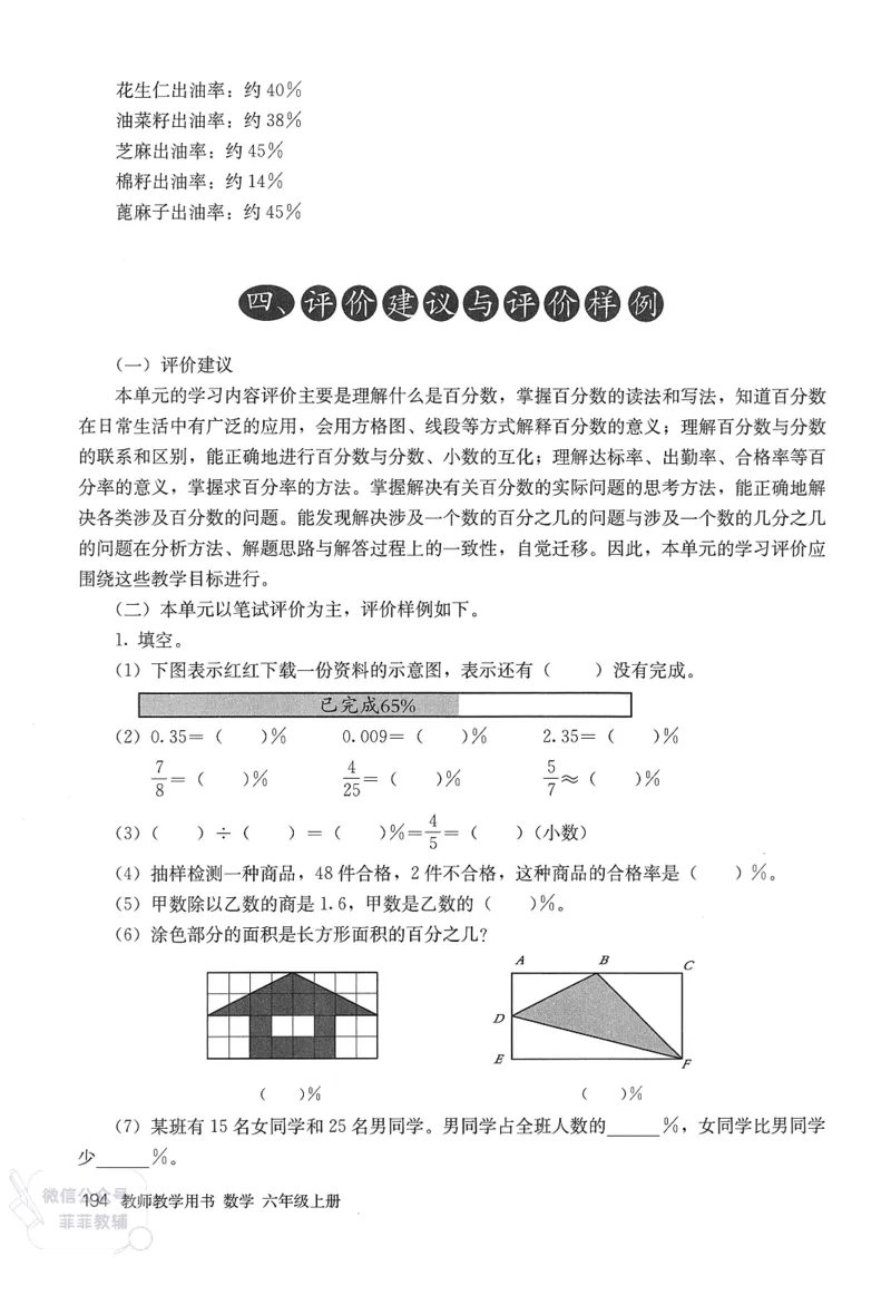 人教版教师教学用书数学六年级上册_《教师教学用书（教参）》25秋数学1-6年级上册（人教版）