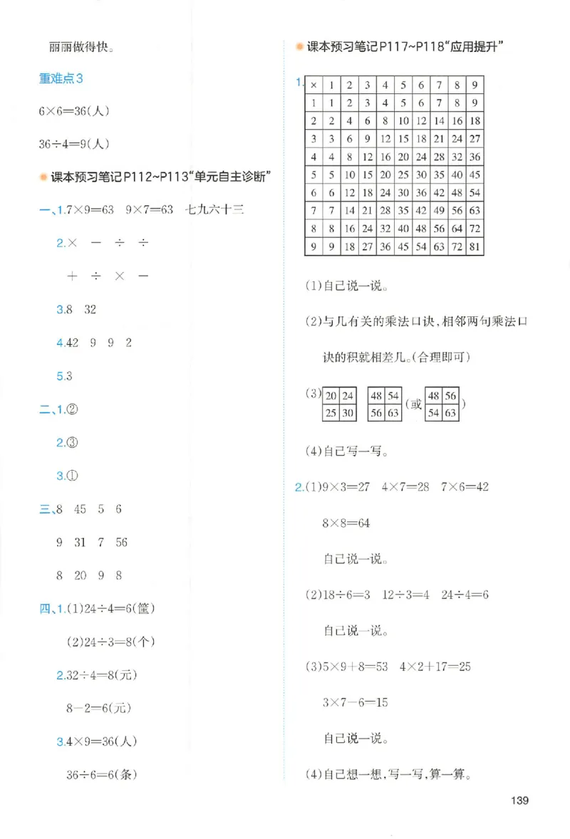 25秋《一本预习笔记》数学人教版2上_25秋《一本预习笔记》语数外，人教，北师1-6上_25秋《一本预习笔记》数学人教版1-6_二年级预习笔记数学人教_二年级数学