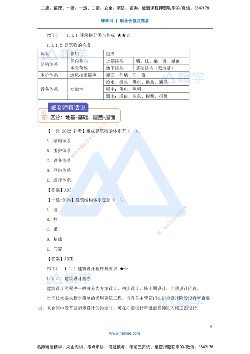 02.2025臧雪志-3D实景通关-第1章设计技术1.1建筑构成与设计-1_2026年一级建造师_2026年一建建筑_2025年一建建筑SVIP_02-基础精讲✿高端面授✿深度强化_讲义