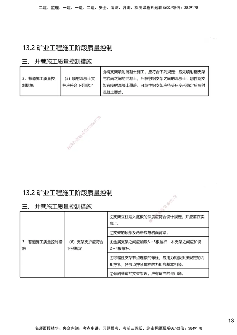 13.2025赵景满-名师精讲通关-013第三篇-第13章施工质量管理_2026年一级建造师_2026年一建矿业_2025年一建矿业SVIP_02-基础精讲✿高端面授✿深度强化_讲义