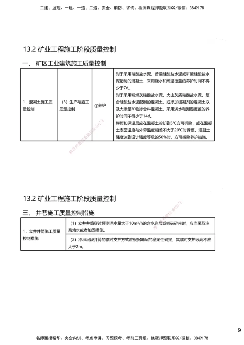 13.2025赵景满-名师精讲通关-013第三篇-第13章施工质量管理_2026年一级建造师_2026年一建矿业_2025年一建矿业SVIP_02-基础精讲✿高端面授✿深度强化_讲义