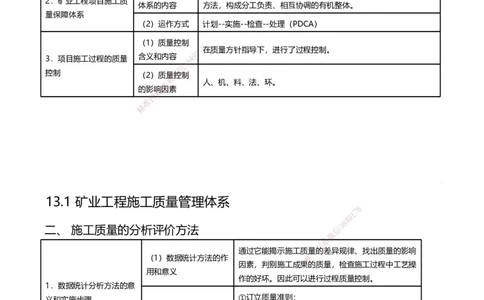 13.2025赵景满-名师精讲通关-013第三篇-第13章施工质量管理_2026年一级建造师_2026年一建矿业_2025年一建矿业SVIP_02-基础精讲✿高端面授✿深度强化_讲义