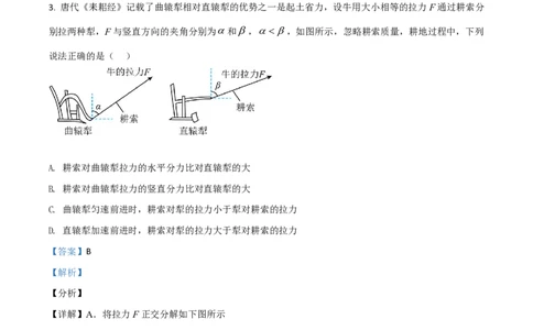 2021年高考物理试卷（广东）（解析卷）_物理历年高考真题_新&middot;PDF版2008-2025&middot;高考物理真题_物理（按年份分类）2008-2025_2021&middot;高考物理真题