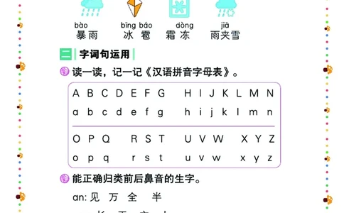 2023春一年级下册语文《语文园地》必备考点&mdash;思维导图_一年级上下册资料_小学一年级学习资料-25年更新版_1-02、小学一年级语文下册_3-6-2-1、复习、知识点、归纳汇总_部编（人教）版