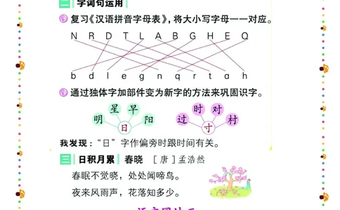 2023春一年级下册语文《语文园地》必备考点&mdash;思维导图_一年级上下册资料_小学一年级学习资料-25年更新版_1-02、小学一年级语文下册_3-6-2-1、复习、知识点、归纳汇总_部编（人教）版