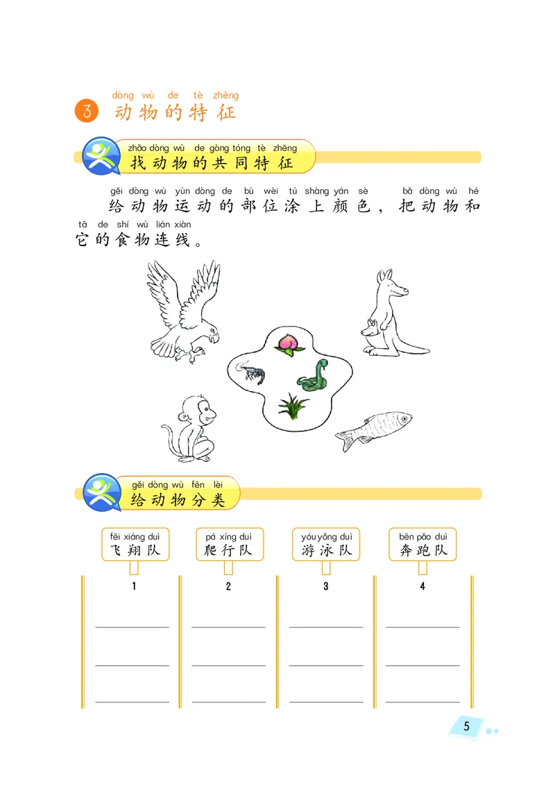 湘科版1年级科学下册活动手册_全部版本&bull;小学科学电子课本_湘科版小学科学电子课本