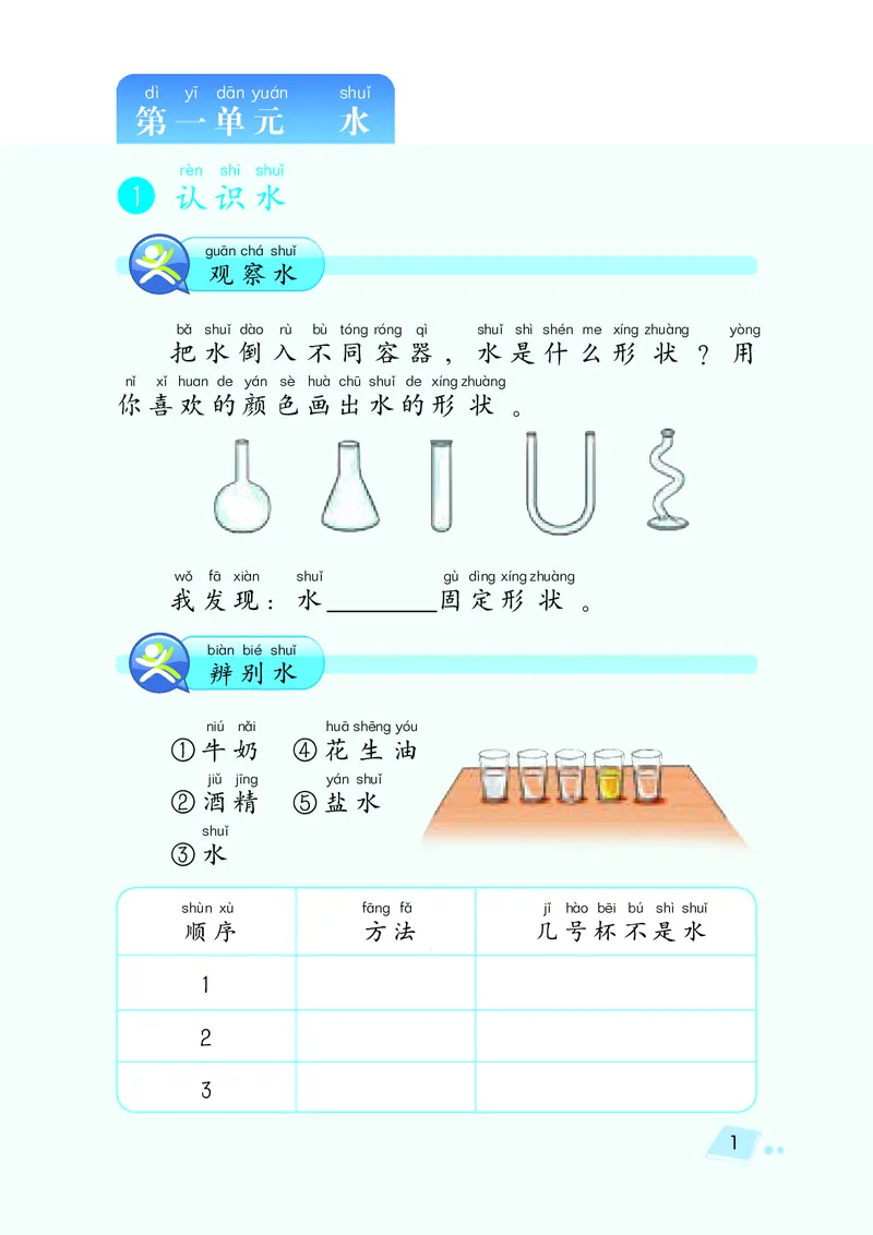 湘科版1年级科学下册活动手册_全部版本&bull;小学科学电子课本_湘科版小学科学电子课本