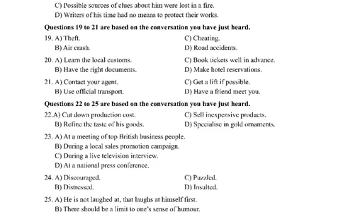 2015年06月四级真题第1套可复制可搜索_大学英语四级+六级_四级真题_四级真题_1990年-2018年真题资料合集_2015年06月CET4题+解+音频_01、真题PDF版（推荐使用）❤