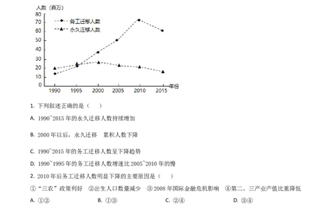 2021年高考地理试卷（湖南）（空白卷）_地理历年高考真题_新&middot;Word版2008-2025&middot;高考地理真题_地理（按年份分类）2008-2025_2021&middot;地理高考真题